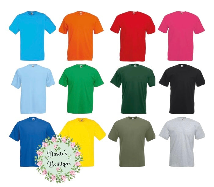 Personalised T-Shirts Unisex Adult