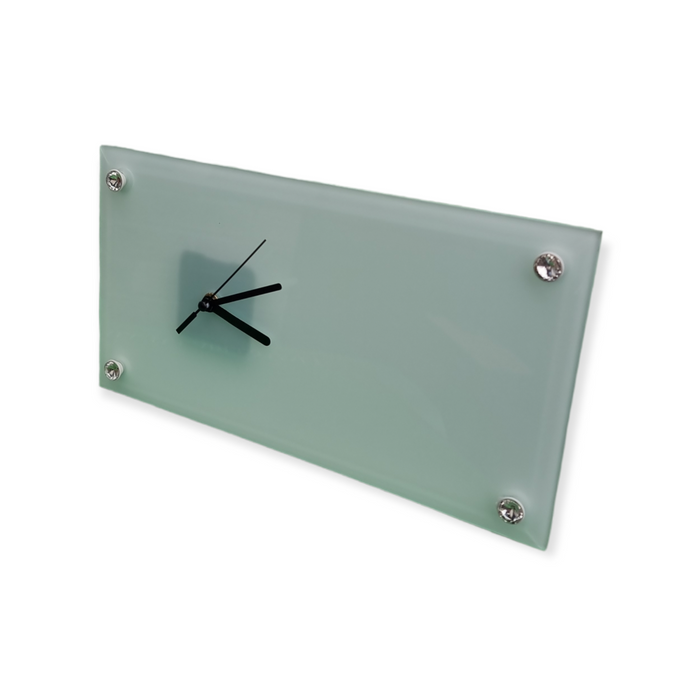 Rectangle Glass Clock