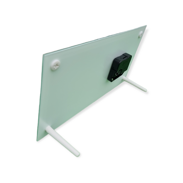 Rectangle Glass Clock