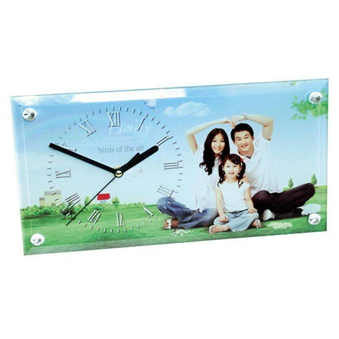 Rectangle Glass Clock