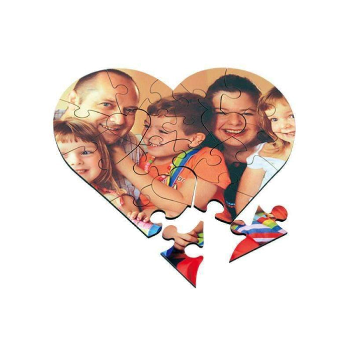 MDF Jigsaw Heart Puzzle - 23pcs