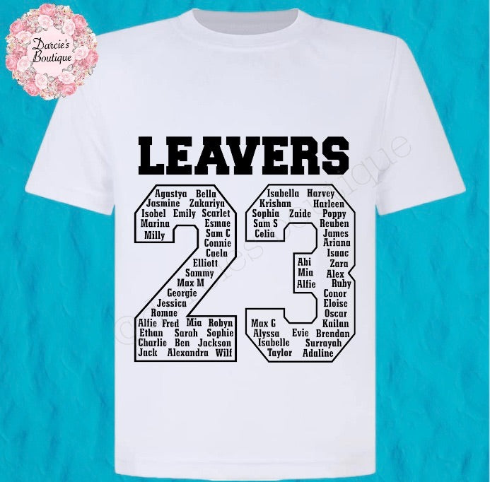 Leavers T-Shirt All Sizes