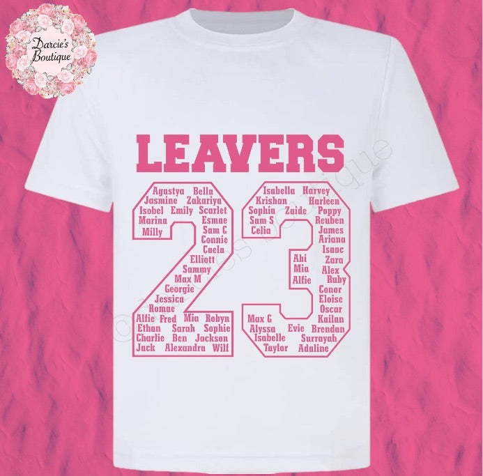 Leavers T-Shirt All Sizes