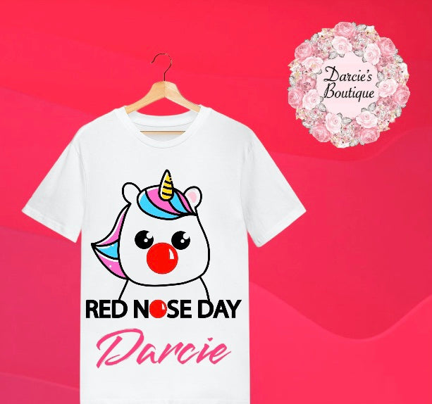 Red Nose Day T-Shirt All Sizes