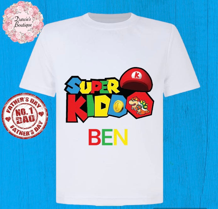 Daddio kiddo Fathers Day T-Shirt All Sizes