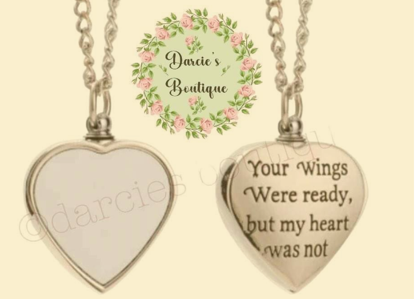 Ashes Urn Photo Necklace